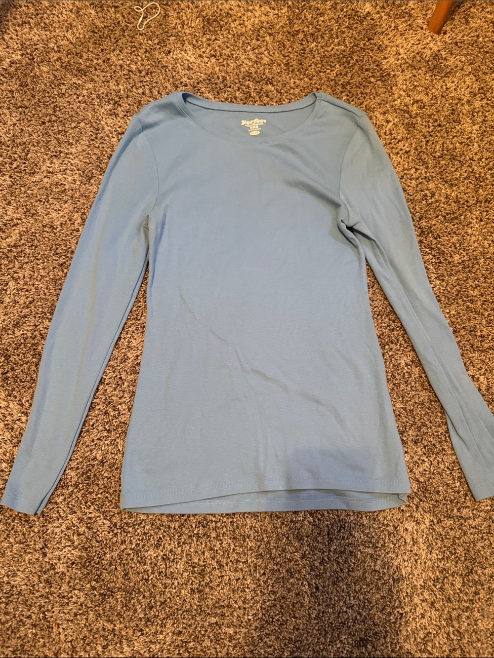 Everyday Lightweight Long-Sleeve Crew - Light Blue